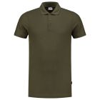 POLOSHIRT FITTED 180 GRAM ARMY