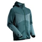 FLEECE CAPUCHONTRUI MET RITS BOSGRO