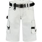WERKBROEK CANVAS KORT WHITE