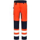 WERKBROEK HIGH VIS BICOLOR FLUOR OR