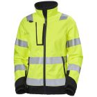 W LUNA HI VIS SOFTS JACKET YELLOW