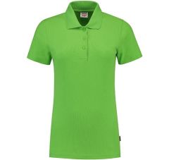 POLOSHIRT FITTED DAMES LIME