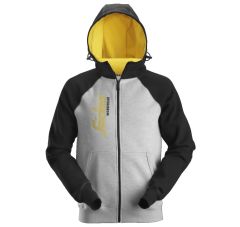 HOODIE MET LOGO EN RITS