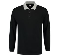 POLOSWEATER CONTRAST PSC280 BLACK-G