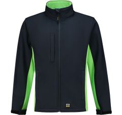 SOFTSHELL BICOLOR NAVY-LIME