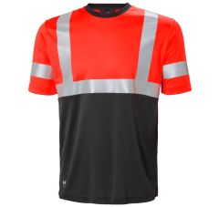 ADDVIS T-SHIRT CL 1 RED AND EBONY