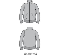 HH CLASSIC ZIP SWEATSHIRT GREY FOG