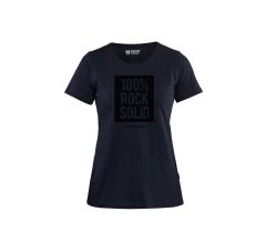 DAMES T-SHIRT LIMITED 'ROCK SOLID'
