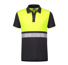 POLOSHIRT HAMBURG GRAPHITE / FLUOR