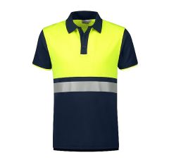 POLOSHIRT HAMBURG REAL NAVY / FLUOR