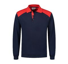 POLOSWEATER TESLA REAL NAVY / RED