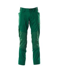 BROEK MET KNIEZAKKEN GROEN